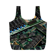 Computer Ram Tech Full Print Recycle Bags (m)  by BangZart