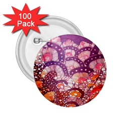 Colorful Art Traditional Batik Pattern 2 25  Buttons (100 Pack)  by BangZart