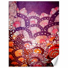 Colorful Art Traditional Batik Pattern Canvas 18  X 24   by BangZart