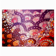 Colorful Art Traditional Batik Pattern Large Glasses Cloth by BangZart