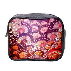 Colorful Art Traditional Batik Pattern Mini Toiletries Bag 2-side by BangZart