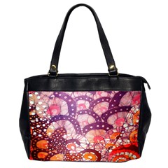 Colorful Art Traditional Batik Pattern Office Handbags (2 Sides)  by BangZart