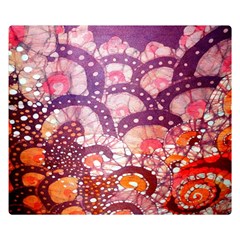 Colorful Art Traditional Batik Pattern Double Sided Flano Blanket (small)  by BangZart