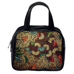 Colorful The Beautiful Of Art Indonesian Batik Pattern Classic Handbags (one Side) by BangZart