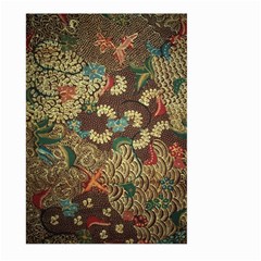 Colorful The Beautiful Of Art Indonesian Batik Pattern Large Garden Flag (two Sides) by BangZart