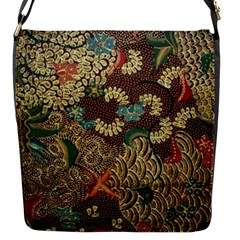 Colorful The Beautiful Of Art Indonesian Batik Pattern Flap Messenger Bag (s) by BangZart