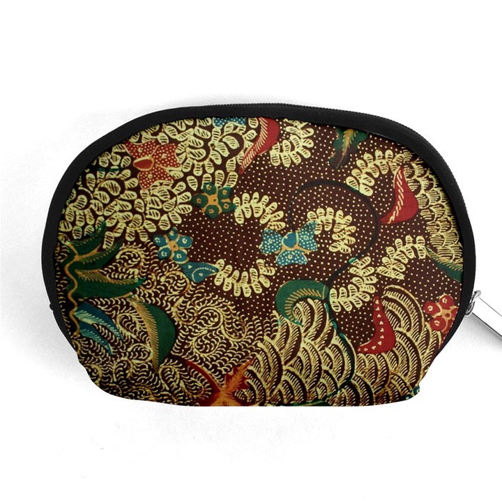 Colorful The Beautiful Of Art Indonesian Batik Pattern Accessory Pouches (Medium) 