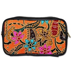 Colorful The Beautiful Of Art Indonesian Batik Pattern(1) Toiletries Bags by BangZart