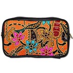 Colorful The Beautiful Of Art Indonesian Batik Pattern(1) Toiletries Bags 2-Side Front