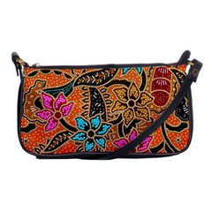 Colorful The Beautiful Of Art Indonesian Batik Pattern(1) Shoulder Clutch Bags by BangZart