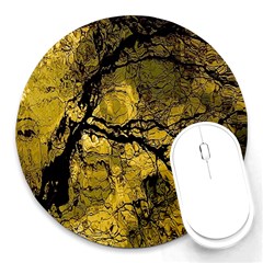 Colorful The Beautiful Of Traditional Art Indonesian Batik Pattern Round Mousepads by BangZart