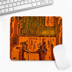 Circuit Board Pattern Large Mousepads by BangZart