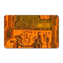 Circuit Board Pattern Magnet (rectangular) by BangZart