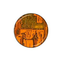 Circuit Board Pattern Hat Clip Ball Marker (4 Pack) by BangZart