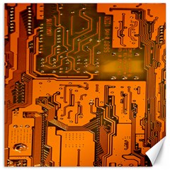 Circuit Board Pattern Canvas 12  X 12   by BangZart