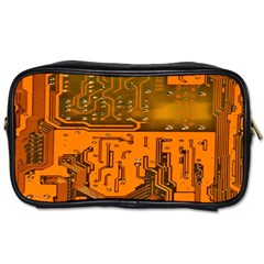 Circuit Board Pattern Toiletries Bags 2-side by BangZart