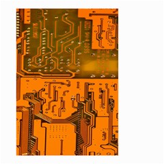 Circuit Board Pattern Small Garden Flag (two Sides) by BangZart