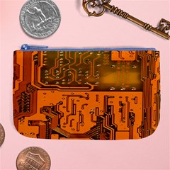 Circuit Board Pattern Large Coin Purse