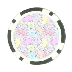 Cat Animal Pet Pattern Poker Chip Card Guard by BangZart