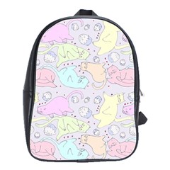 Cat Animal Pet Pattern School Bags(large)  by BangZart