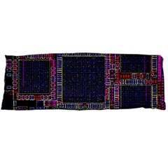 Cad Technology Circuit Board Layout Pattern Body Pillow Case (dakimakura) by BangZart