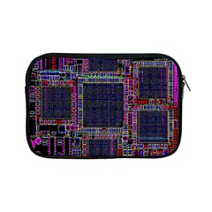 Cad Technology Circuit Board Layout Pattern Apple Ipad Mini Zipper Cases by BangZart