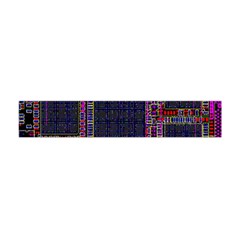 Cad Technology Circuit Board Layout Pattern Flano Scarf (mini) by BangZart