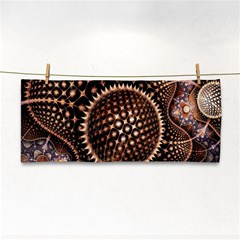 Brown Fractal Balls And Circles Cosmetic Storage Cases by BangZart