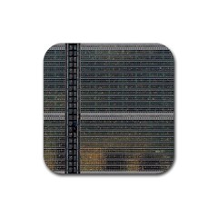 Building Pattern Rubber Coaster (square)  by BangZart