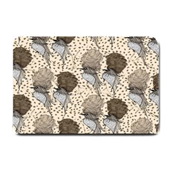 Bouffant Birds Small Doormat  by BangZart