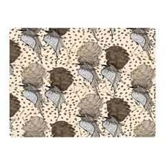 Bouffant Birds Double Sided Flano Blanket (mini)  by BangZart