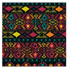 Bohemian Patterns Tribal Large Satin Scarf (square) by BangZart