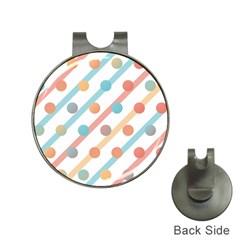 Simple Saturated Pattern Hat Clips with Golf Markers