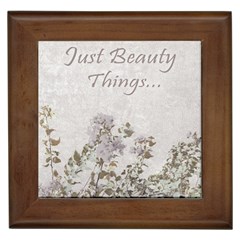 Shabby Chic Style Motivational Quote Framed Tiles by dflcprints