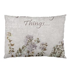 Shabby Chic Style Motivational Quote Pillow Case by dflcprints