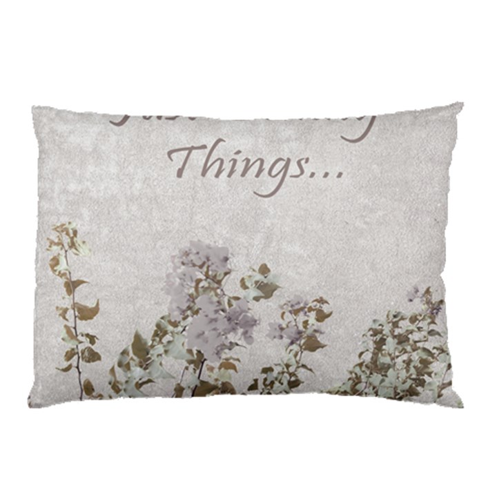 Shabby Chic Style Motivational Quote Pillow Case