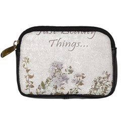 Shabby Chic Style Motivational Quote Digital Camera Cases by dflcprints