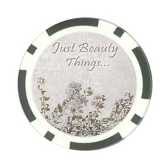 Shabby Chic Style Motivational Quote Poker Chip Card Guard (10 Pack) by dflcprints