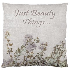 Shabby Chic Style Motivational Quote Standard Flano Cushion Case (two Sides) by dflcprints