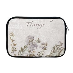 Shabby Chic Style Motivational Quote Apple Macbook Pro 17  Zipper Case by dflcprints