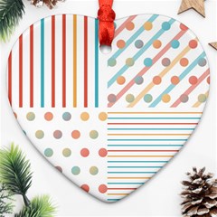 Simple Saturated Pattern Ornament (heart) by linceazul