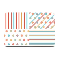 Simple Saturated Pattern Plate Mats by linceazul