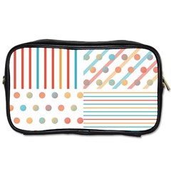 Simple Saturated Pattern Toiletries Bags by linceazul