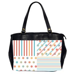 Simple Saturated Pattern Office Handbags (2 Sides)  by linceazul