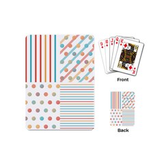 Simple Saturated Pattern Playing Cards (mini)  by linceazul