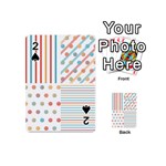 Simple Saturated Pattern Playing Cards 54 (Mini)  Front - Spade2