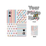 Simple Saturated Pattern Playing Cards 54 (Mini)  Front - Spade10