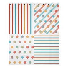 Simple Saturated Pattern Shower Curtain 60  X 72  (medium)  by linceazul