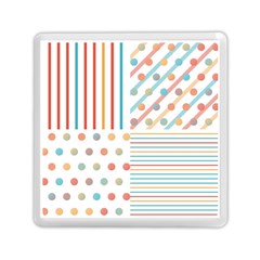 Simple Saturated Pattern Memory Card Reader (square)  by linceazul