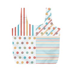 Simple Saturated Pattern Full Print Recycle Bags (m)  by linceazul